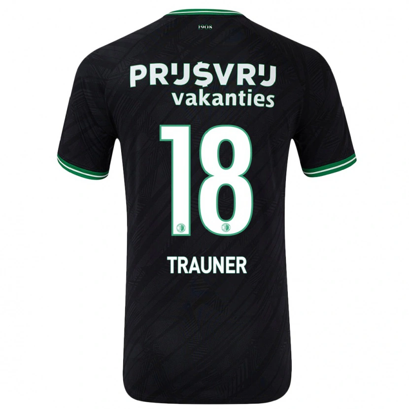 Danxen Kid Gernot Trauner #18 Black Green Away Jersey 2024/25 T-Shirt