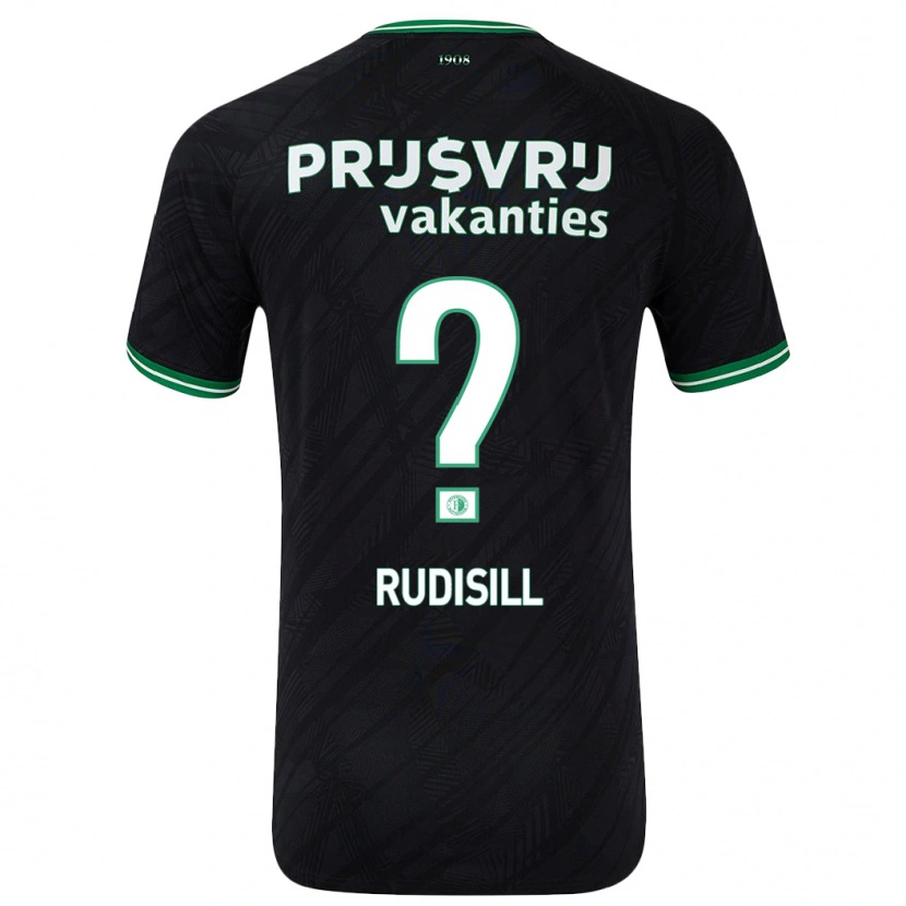 Danxen Kid Paulo Rudisill #0 Black Green Away Jersey 2024/25 T-Shirt