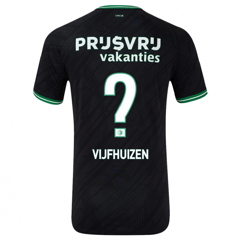 Danxen Kid Beer Vijfhuizen #0 Black Green Away Jersey 2024/25 T-Shirt