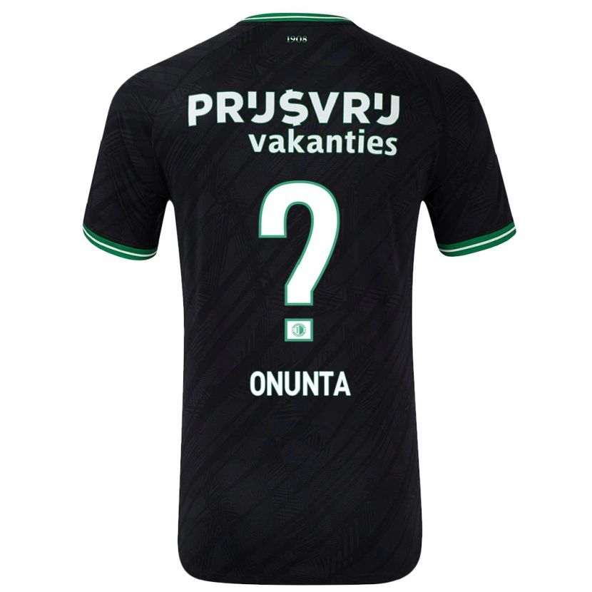 Danxen Kid Izu Onunta #0 Black Green Away Jersey 2024/25 T-Shirt