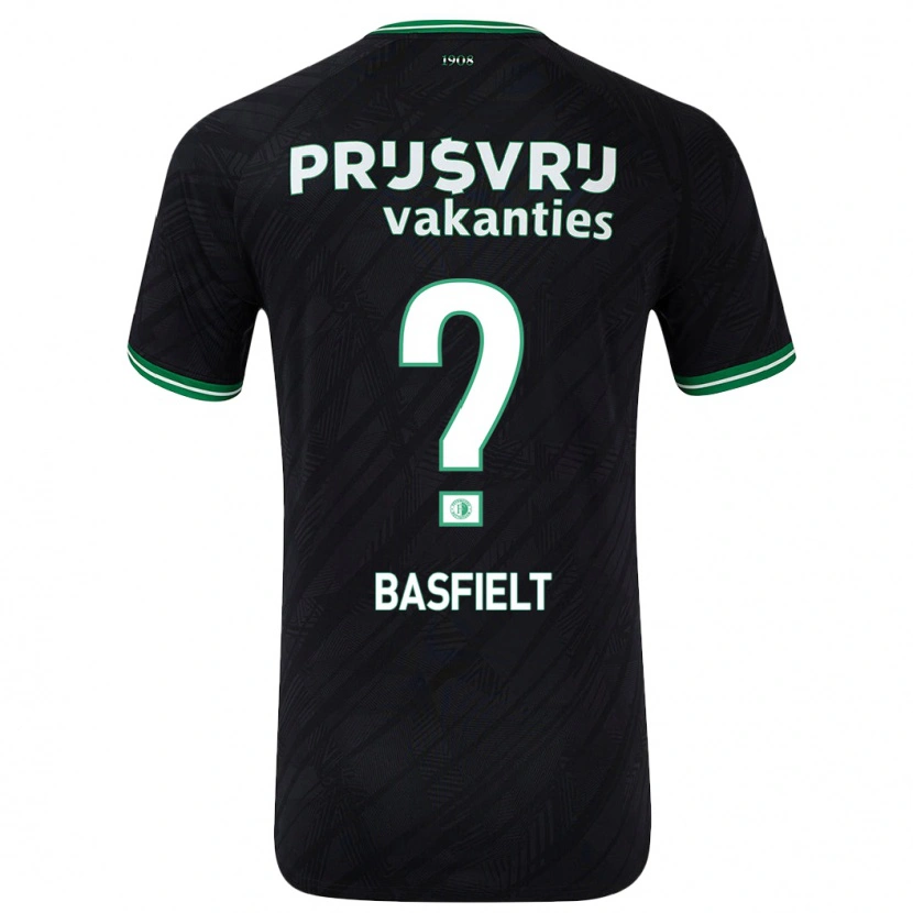 Danxen Kid Jessy Basfielt #0 Black Green Away Jersey 2024/25 T-Shirt