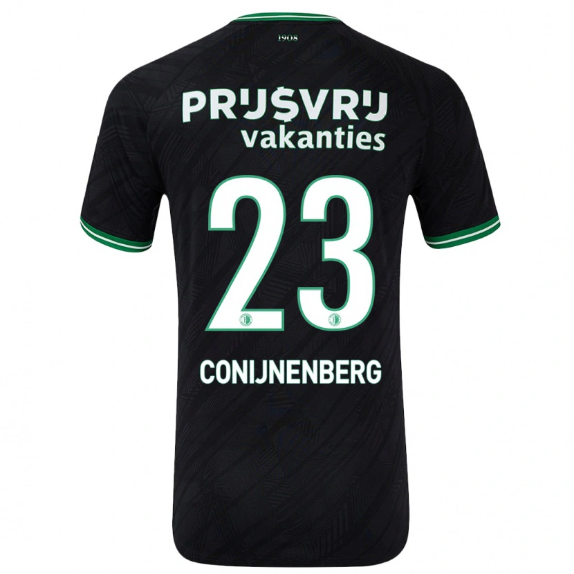 Danxen Kid Jada Conijnenberg #23 Black Green Away Jersey 2024/25 T-Shirt