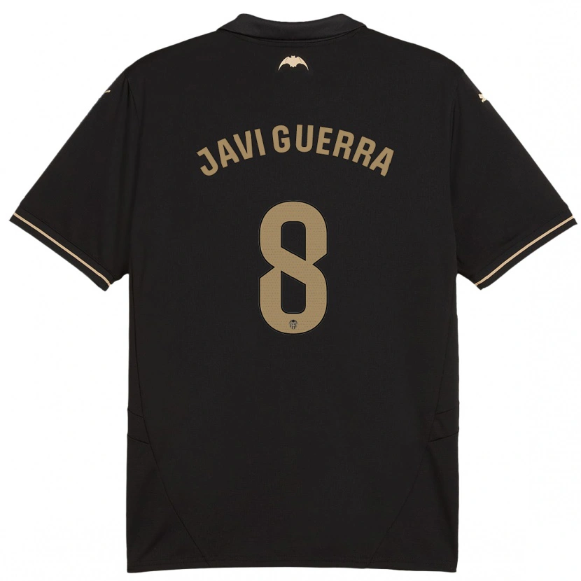 Danxen Kid Javi Guerra #8 Black Away Jersey 2024/25 T-Shirt