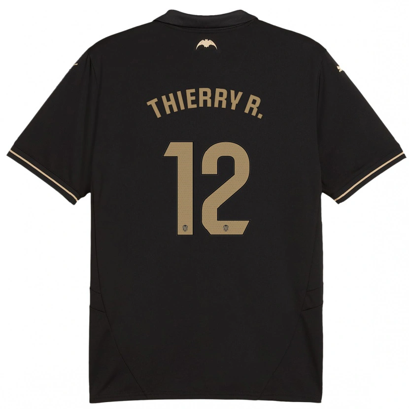 Danxen Kid Thierry Correia #12 Black Away Jersey 2024/25 T-Shirt