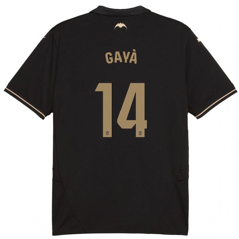 Danxen Kid José Gayà #14 Black Away Jersey 2024/25 T-Shirt