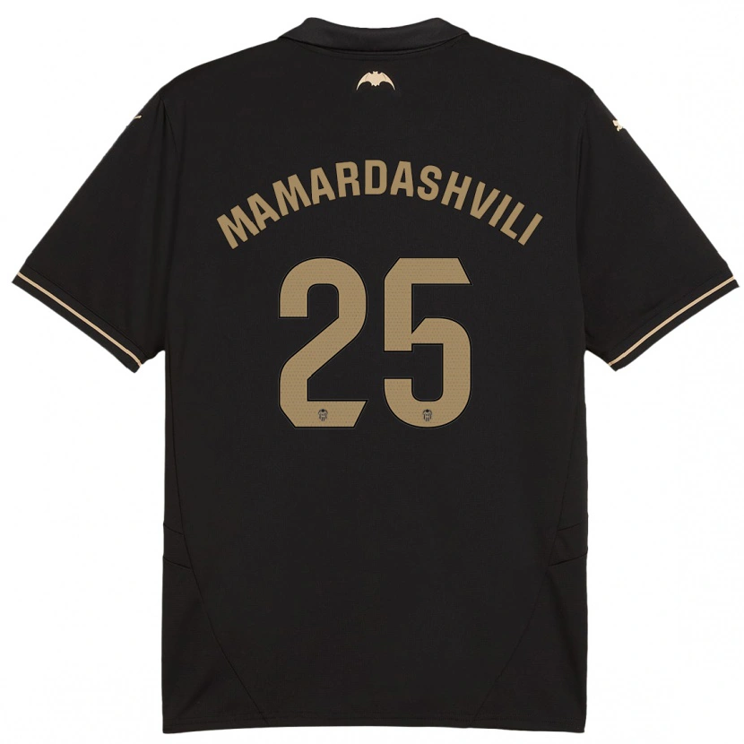 Danxen Kid Giorgi Mamardashvili #25 Black Away Jersey 2024/25 T-Shirt