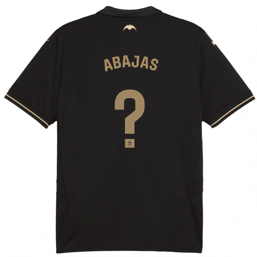 Danxen Kid Rodrigo Abajas #0 Black Away Jersey 2024/25 T-Shirt