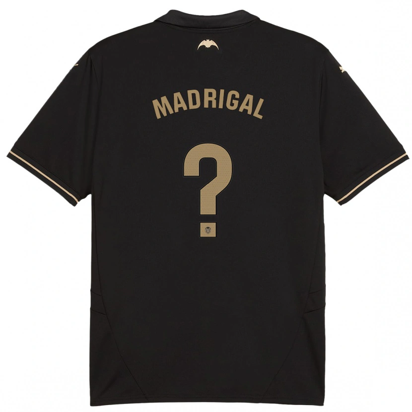 Danxen Kid Warren Madrigal #0 Black Away Jersey 2024/25 T-Shirt