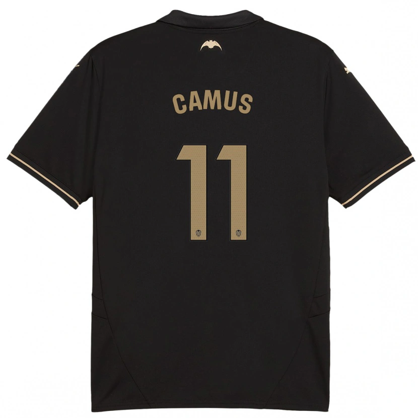 Danxen Kid Marco Camus #11 Black Away Jersey 2024/25 T-Shirt