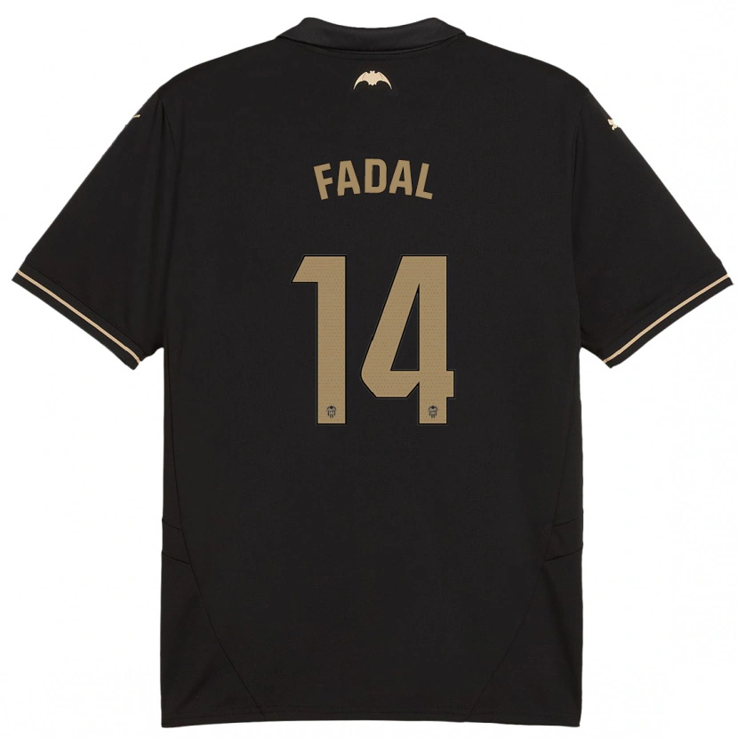 Danxen Kid Ali Fadal #14 Black Away Jersey 2024/25 T-Shirt