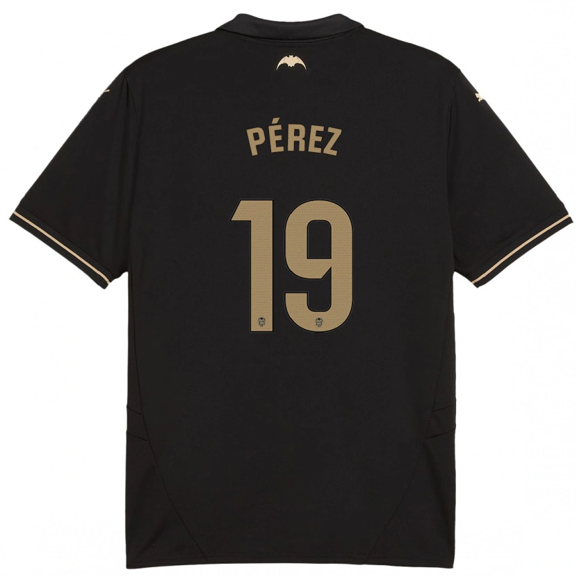 Danxen Kid Joselu Pérez #19 Black Away Jersey 2024/25 T-Shirt