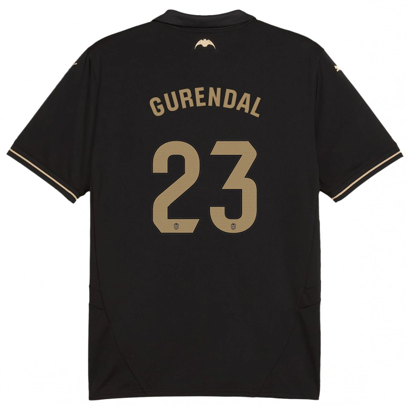 Danxen Kid Alexander Gurendal #23 Black Away Jersey 2024/25 T-Shirt