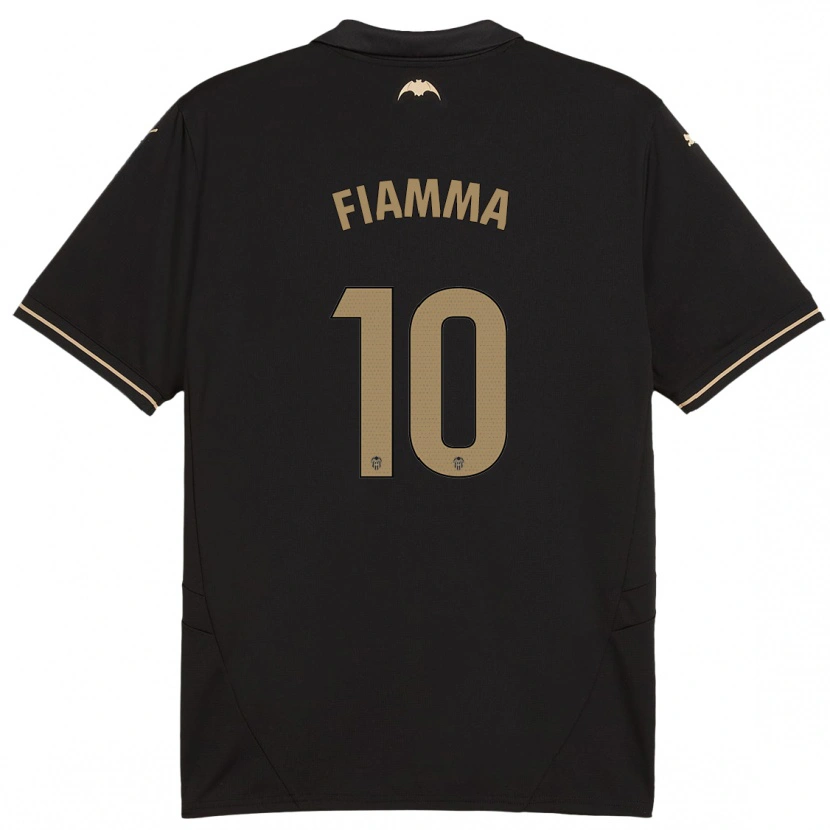 Danxen Kid Fiamma #10 Black Away Jersey 2024/25 T-Shirt