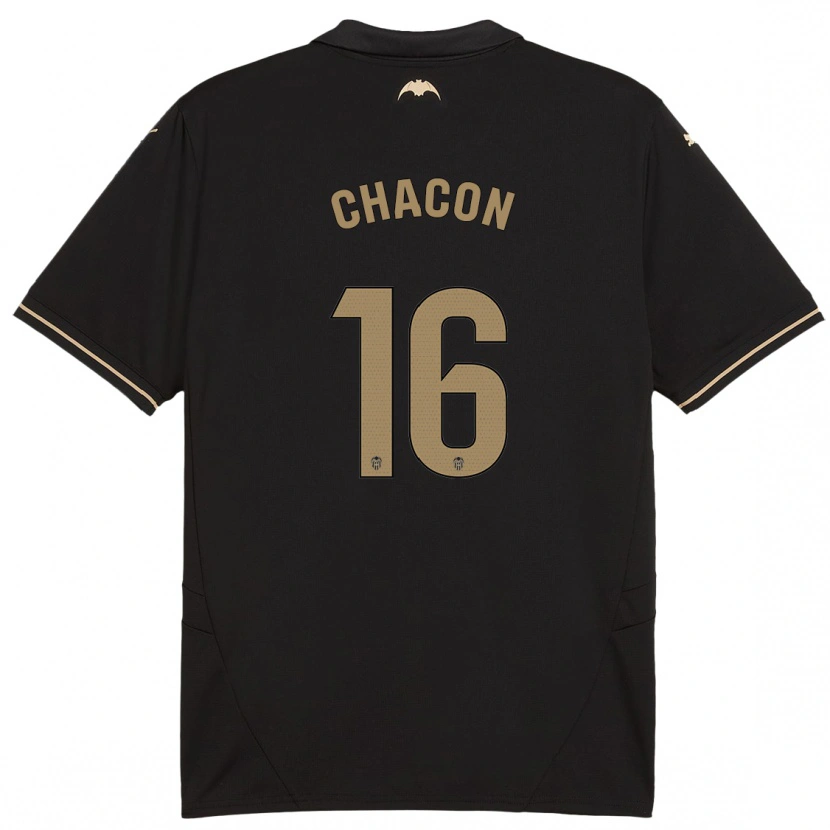 Danxen Kid Ivonne Chacón #16 Black Away Jersey 2024/25 T-Shirt