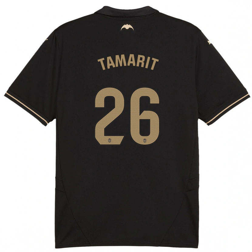 Danxen Kid Sara Tamarit #26 Black Away Jersey 2024/25 T-Shirt