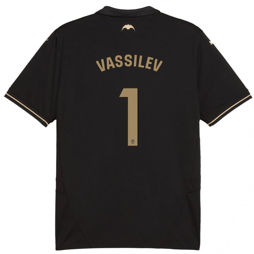 Danxen Kid David Vassilev #1 Black Away Jersey 2024/25 T-Shirt