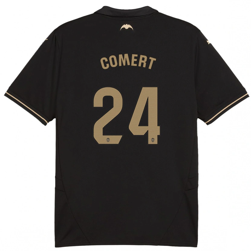 Danxen Kid Eray Comert #24 Black Away Jersey 2024/25 T-Shirt