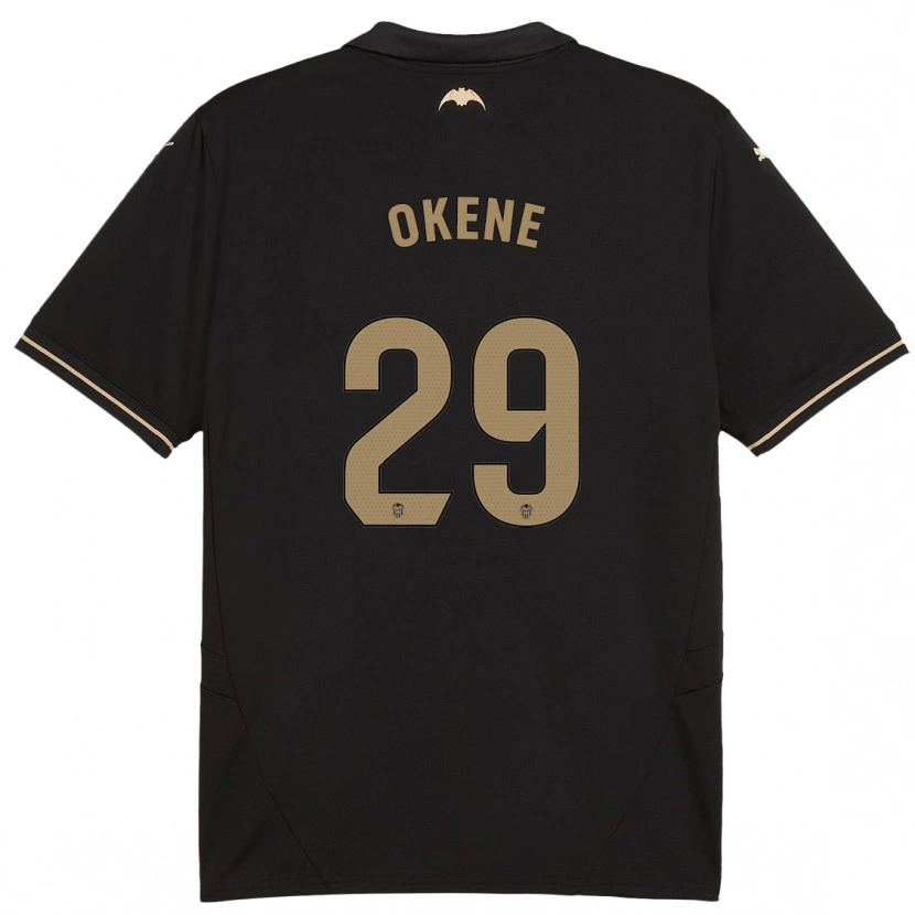 Danxen Kid Andrea Okene #29 Black Away Jersey 2024/25 T-Shirt