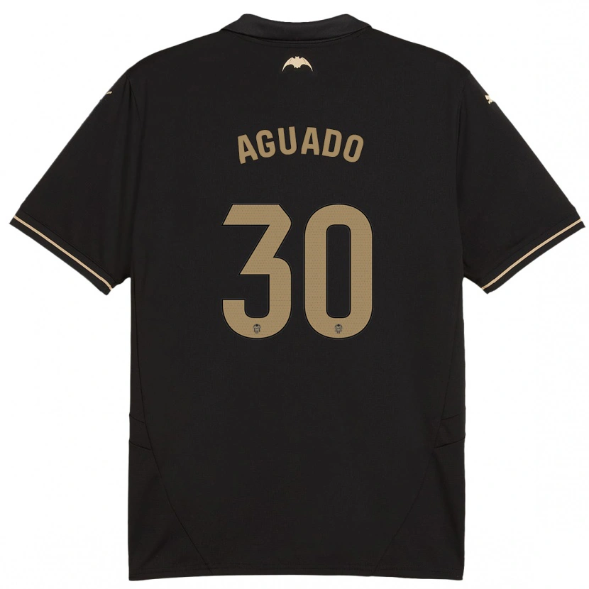 Danxen Kid Julia Aguado #30 Black Away Jersey 2024/25 T-Shirt