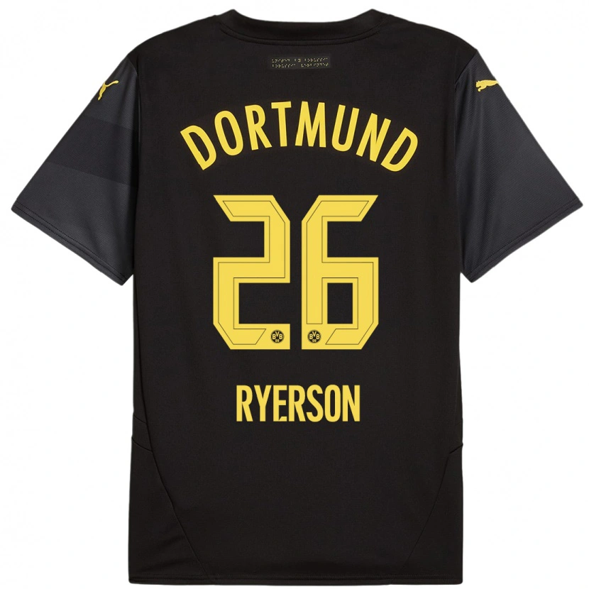 Danxen Kid Julian Ryerson #26 Black Yellow Away Jersey 2024/25 T-Shirt