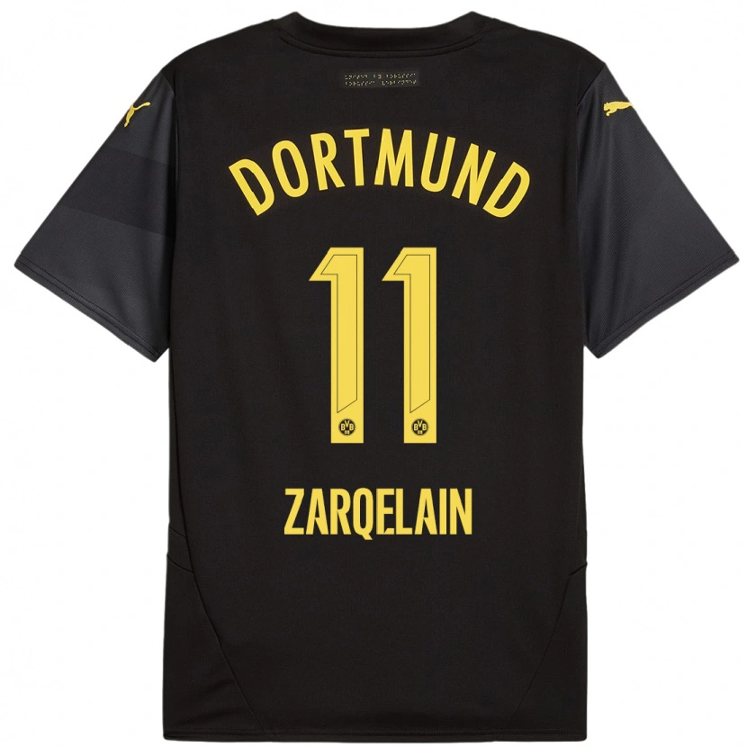 Danxen Kid Fadi Zarqelain #11 Black Yellow Away Jersey 2024/25 T-Shirt