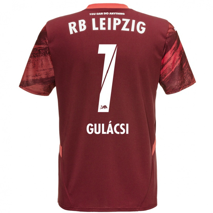 Danxen Kid Péter Gulácsi #1 Burgundy Away Jersey 2024/25 T-Shirt