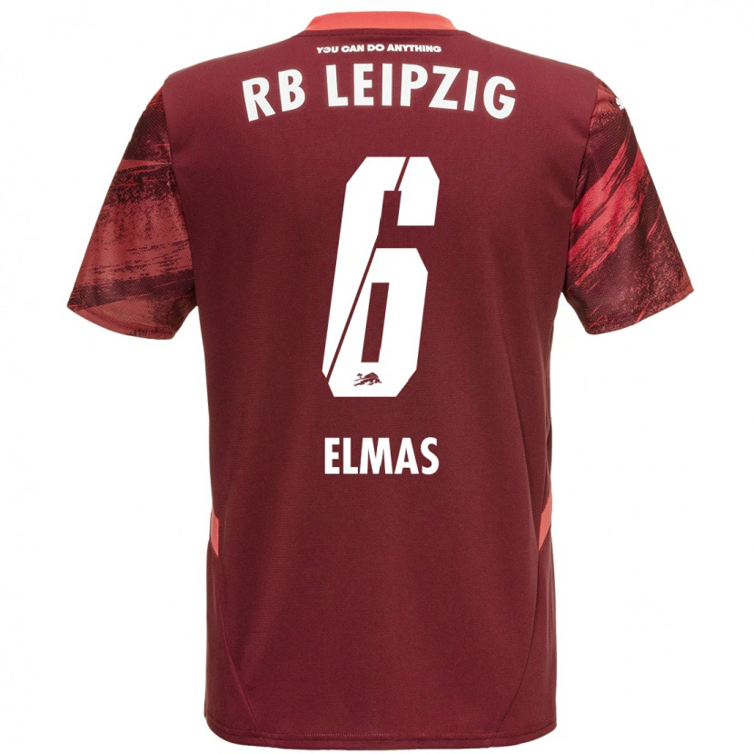 Danxen Kid Eljif Elmas #6 Burgundy Away Jersey 2024/25 T-Shirt