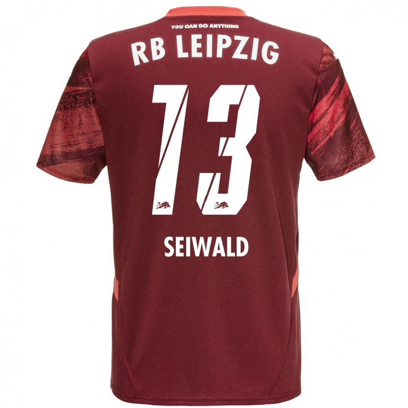 Danxen Kid Nicolas Seiwald #13 Burgundy Away Jersey 2024/25 T-Shirt