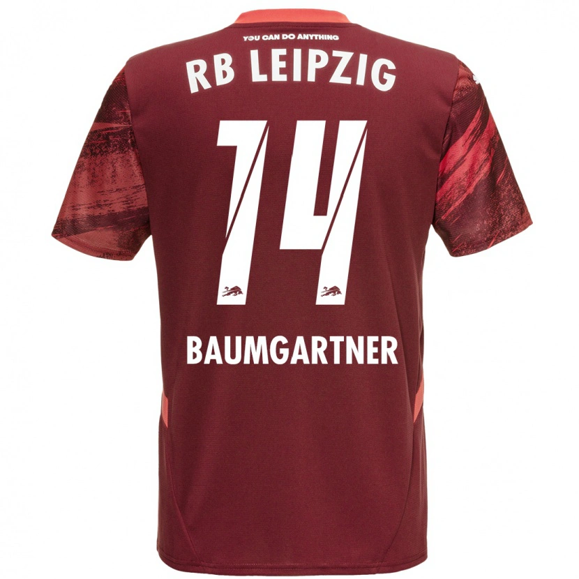 Danxen Kid Christoph Baumgartner #14 Burgundy Away Jersey 2024/25 T-Shirt