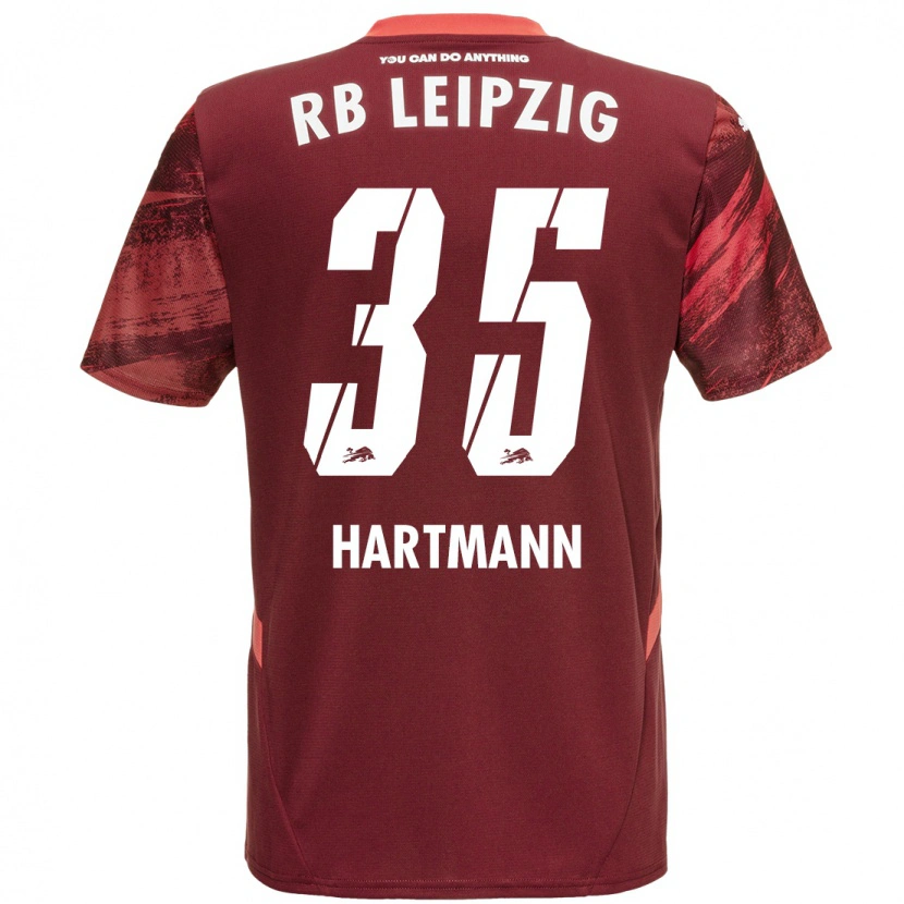 Danxen Kid Fabrice Hartmann #35 Burgundy Away Jersey 2024/25 T-Shirt