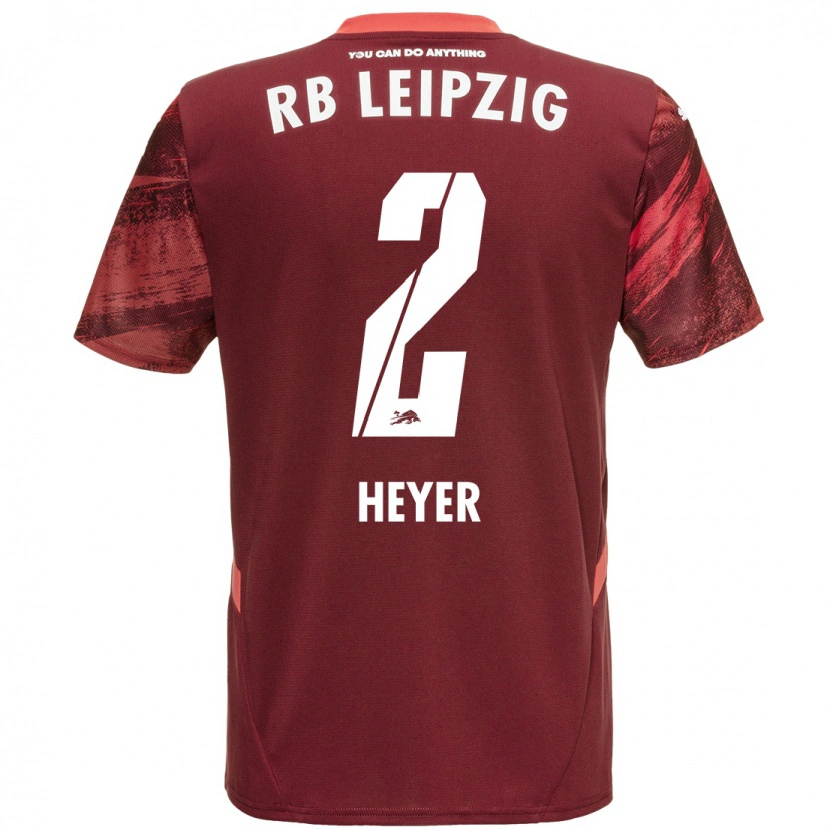 Danxen Kid Friedrich Heyer #2 Burgundy Away Jersey 2024/25 T-Shirt