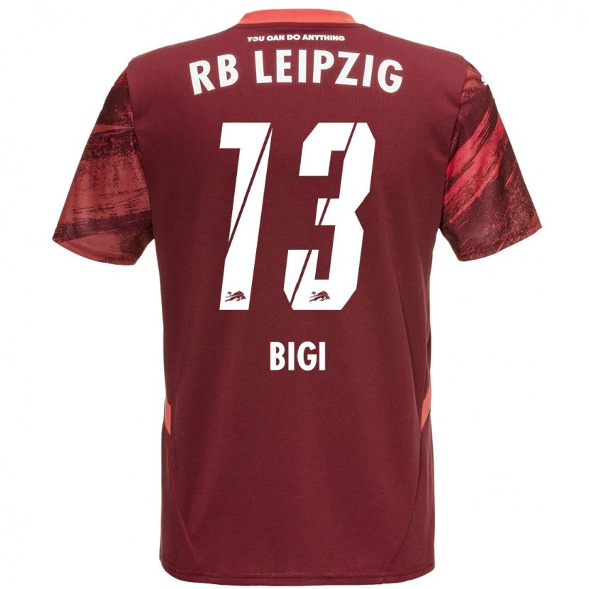 Danxen Kid Samim Bigi #13 Burgundy Away Jersey 2024/25 T-Shirt