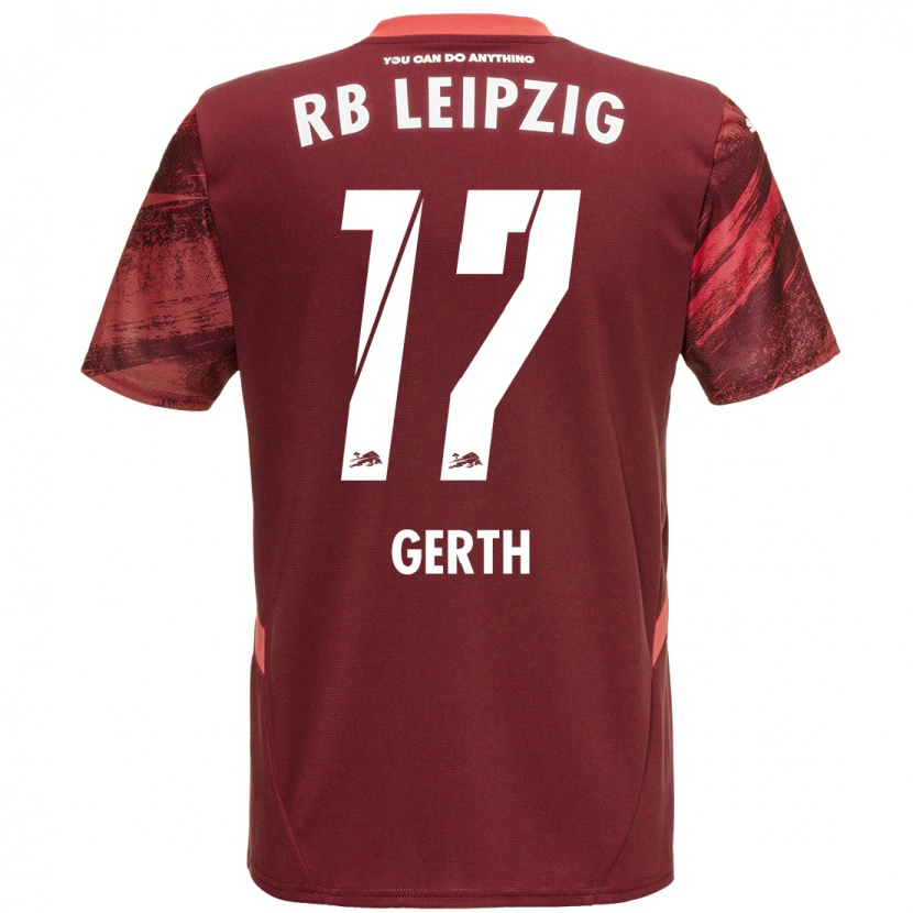 Danxen Kid Amos Gerth #17 Burgundy Away Jersey 2024/25 T-Shirt