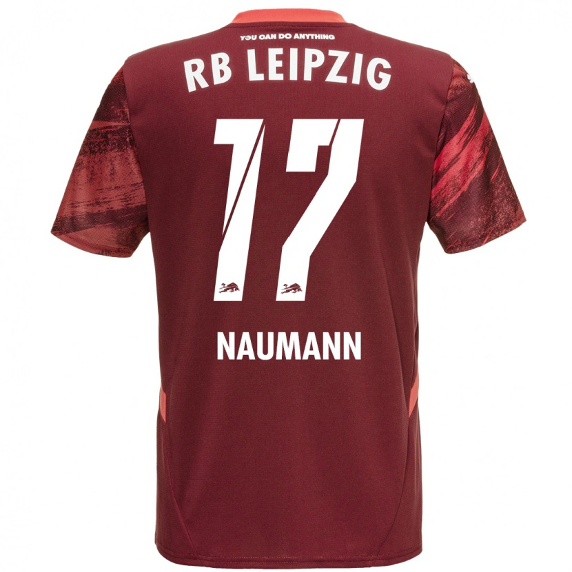 Danxen Kid Carlos Naumann #17 Burgundy Away Jersey 2024/25 T-Shirt