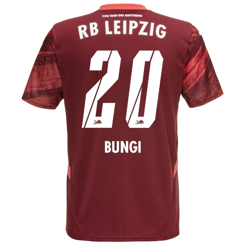 Danxen Kid Joyeux Masanka Bungi #20 Burgundy Away Jersey 2024/25 T-Shirt