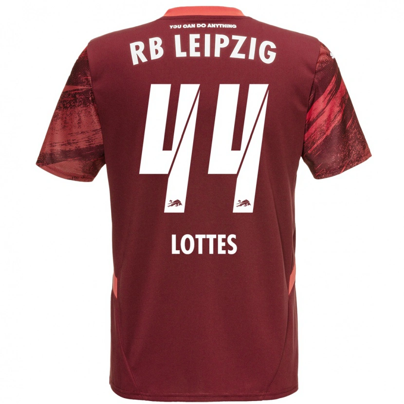 Danxen Kid Benjamin Lottes #44 Burgundy Away Jersey 2024/25 T-Shirt