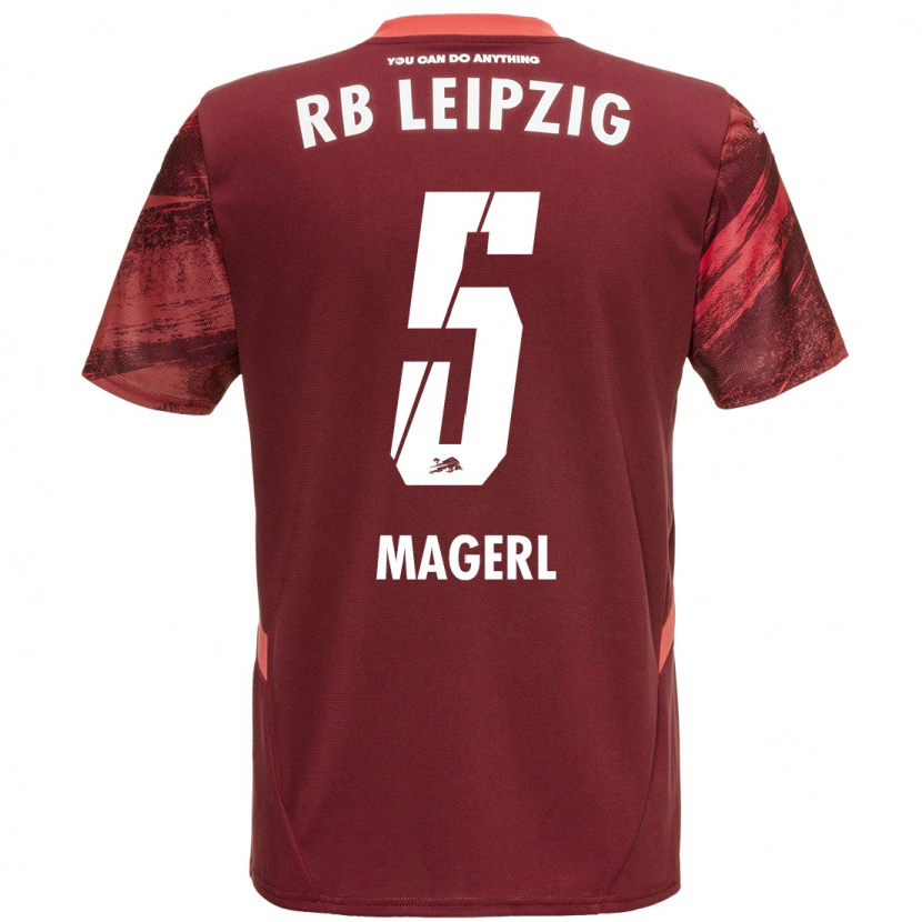 Danxen Kid Julia Magerl #5 Burgundy Away Jersey 2024/25 T-Shirt