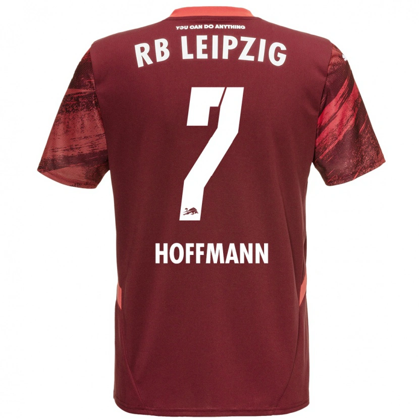 Danxen Kid Giovanna Hoffmann #7 Burgundy Away Jersey 2024/25 T-Shirt