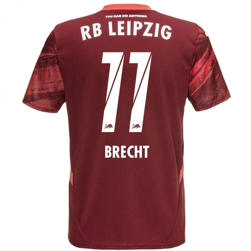 Danxen Kid Barbara Brecht #11 Burgundy Away Jersey 2024/25 T-Shirt