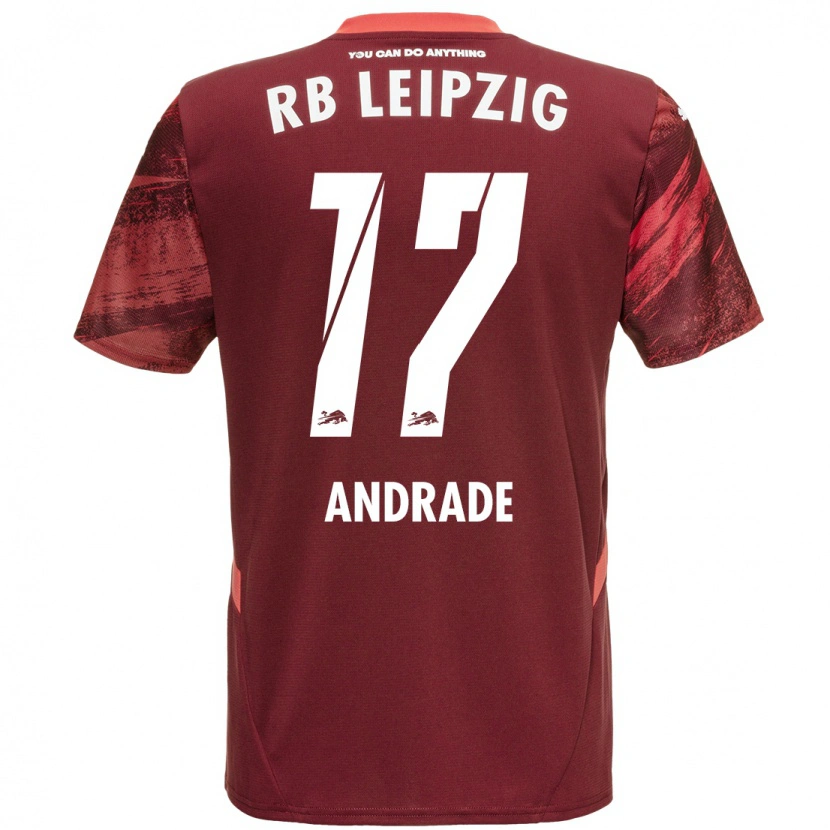 Danxen Kid Lydia Andrade #17 Burgundy Away Jersey 2024/25 T-Shirt