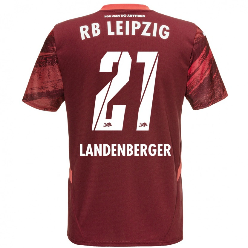 Danxen Kid Julia Landenberger #21 Burgundy Away Jersey 2024/25 T-Shirt