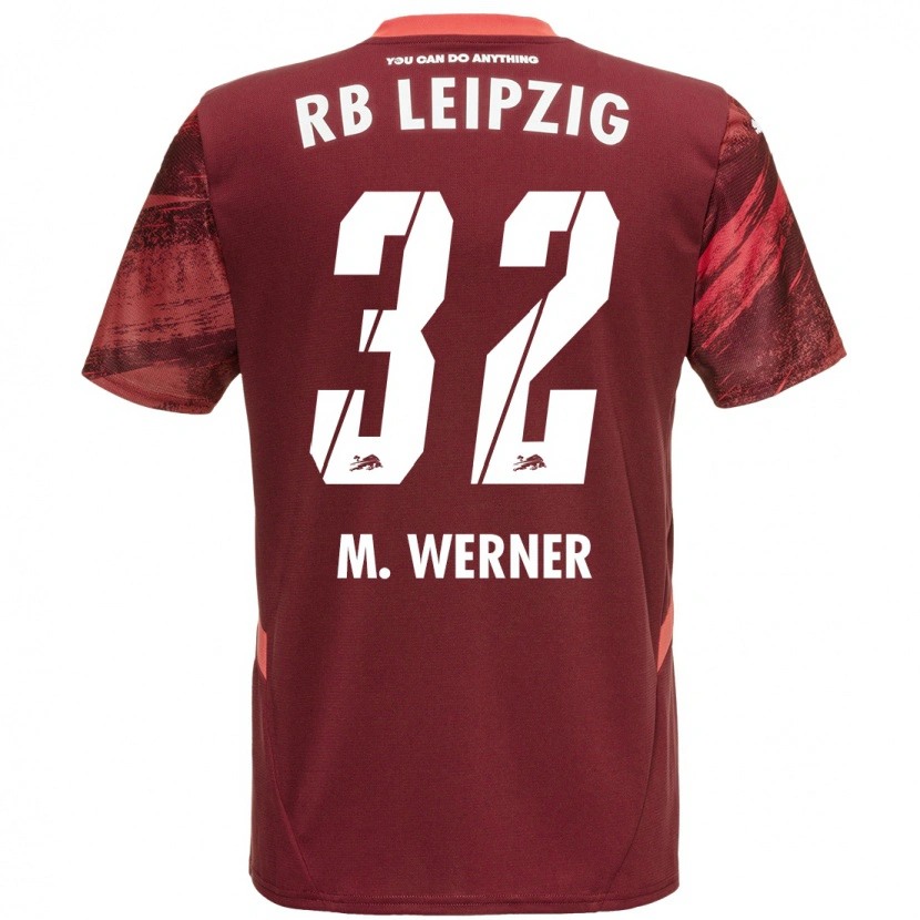 Danxen Kid Mia Werner #32 Burgundy Away Jersey 2024/25 T-Shirt