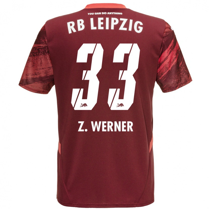 Danxen Kid Zoé Werner #33 Burgundy Away Jersey 2024/25 T-Shirt