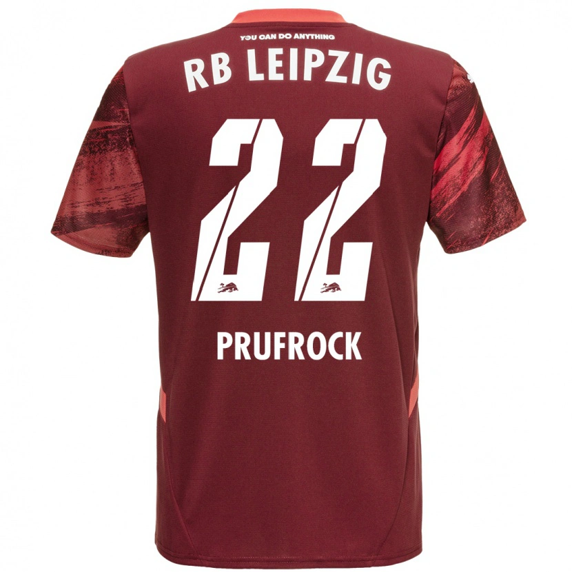 Danxen Kid Silas Prüfrock #22 Burgundy Away Jersey 2024/25 T-Shirt