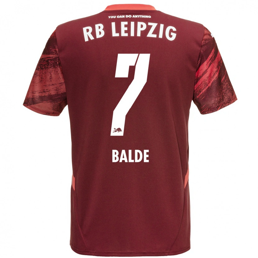 Danxen Kid Mamadu Baldé #7 Burgundy Away Jersey 2024/25 T-Shirt