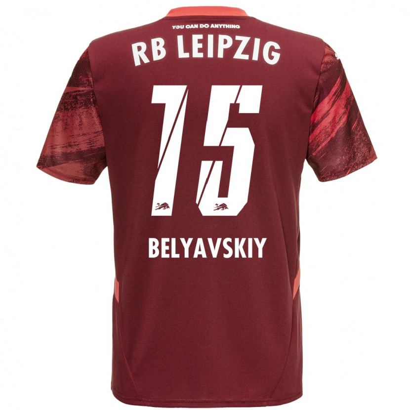 Danxen Kid David Belyavskiy #15 Burgundy Away Jersey 2024/25 T-Shirt