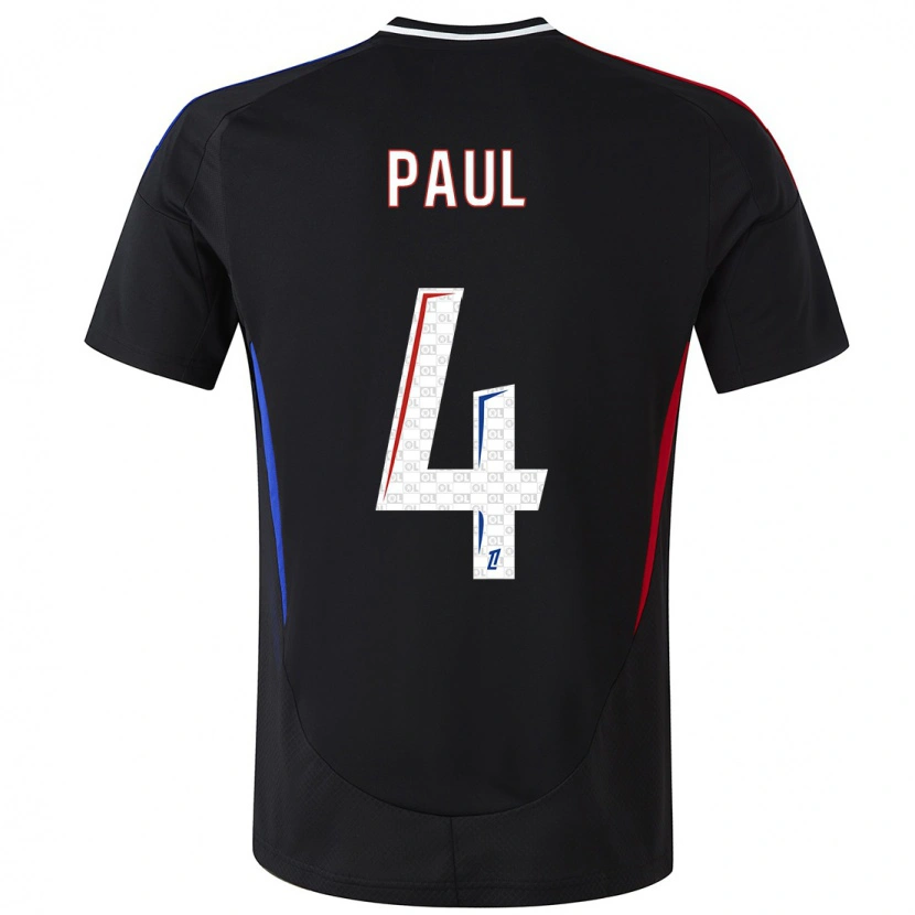 Danxen Kid Paul Akouokou #4 Black Away Jersey 2024/25 T-Shirt