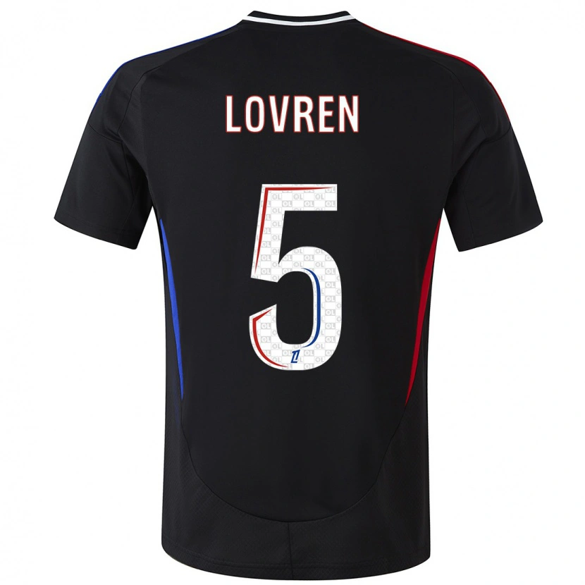 Danxen Kid Dejan Lovren #5 Black Away Jersey 2024/25 T-Shirt