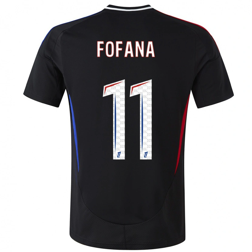 Danxen Kid Malick Fofana #11 Black Away Jersey 2024/25 T-Shirt