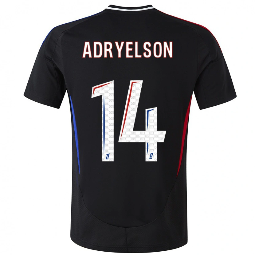 Danxen Kid Adryelson #14 Black Away Jersey 2024/25 T-Shirt